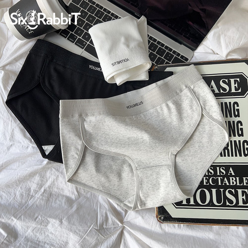 六只兔子抗菌棉裆透气运动内裤女