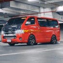 适用改装 18寸轮毂TE37丰田HIACE200海狮G10霸道FJ普拉多力狮越野