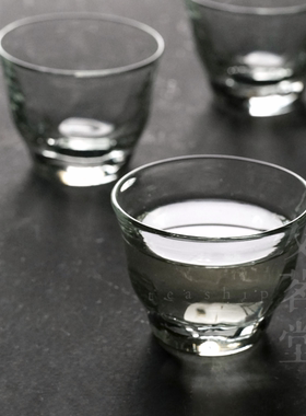 友茗堂五入日本手工复古玻璃品茗杯品杯茶杯酒杯 RB03891