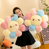 可爱座椅护腰靠垫办公室汽车抱枕床头沙发枕椅子坐垫花朵飘窗摆件