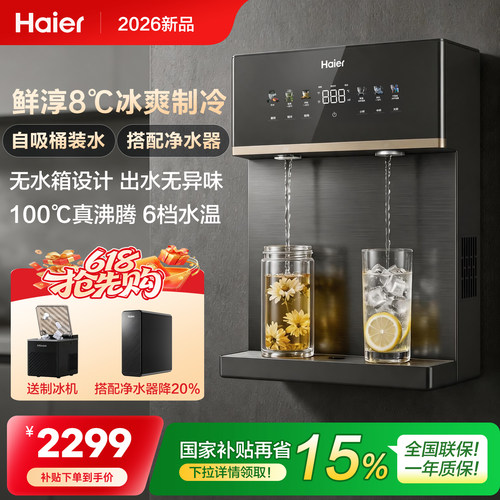 海尔管线机即热壁挂台立两用