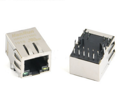 全新 HR911130C HY911130C 带灯带弹片 RJ45千兆网口 卧式滤波器