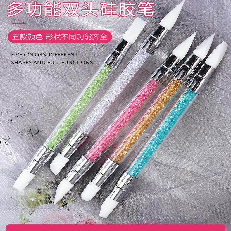 雕花硅胶美甲压花棒雕花棒