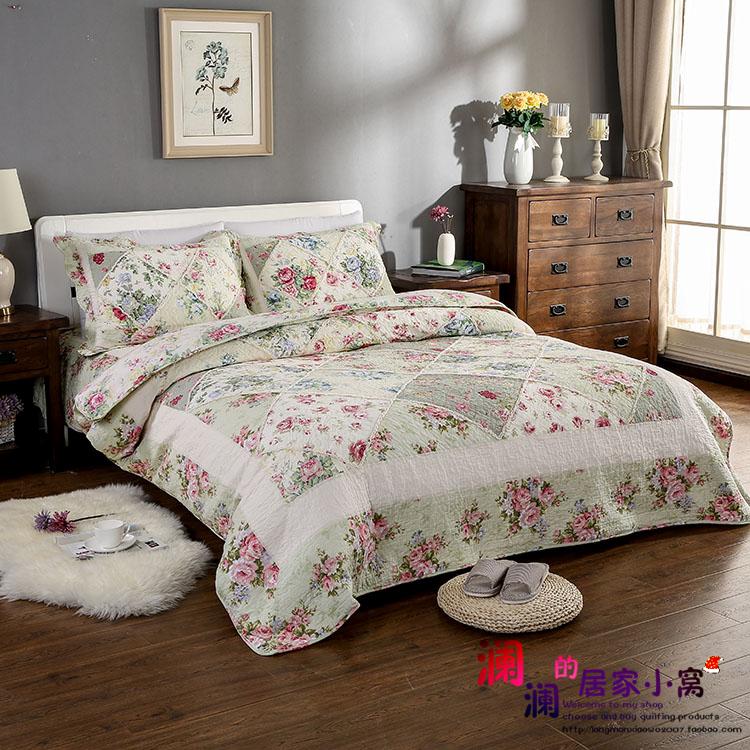 韩式清新纯棉四件套水洗被