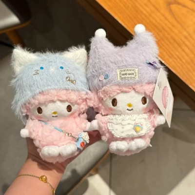 可爱小羊毛绒包挂件钥匙扣治愈