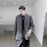 20年秋季新款个性设计经编亮丝小香风宽松休闲加厚西服TF36-P125，男装西服，星座1304（原C205）