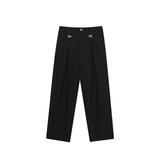 23春夏新款潮流时髦个性金属装饰设计小众造型宽松休闲裤F121-P80，男装休闲裤，星座1304（原C205）