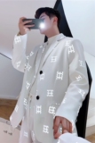 20年秋季新款时髦未来设计感强反光印花潮流西服上衣TF26上-P125，男装西服，星座1304（原C205）