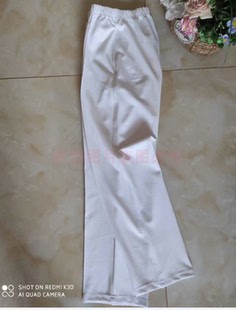 定制中小学校服裤子纯白色春季秋季夏季运动冬季加绒保暖休闲长裤