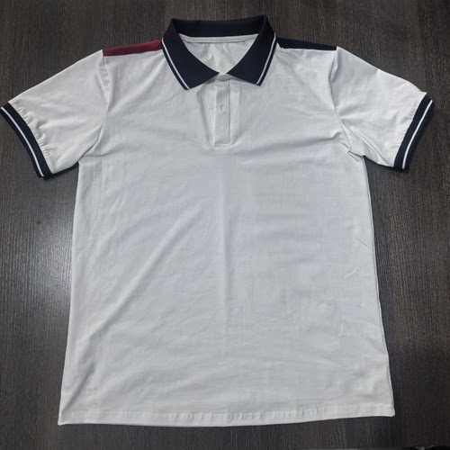 纯棉夏季校服短袖白色可定制