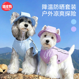 狗狗防晒衣春夏季小型犬比熊薄款透气小狗凉凉衣猫咪背心宠物衣服