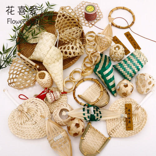 端午节竹编合集系列手工编织门