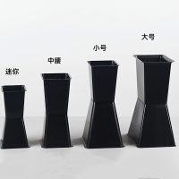 花喜爱网红插花器方墩墩塑料包花神器鲜花箭桶花束内胆模具养花桶