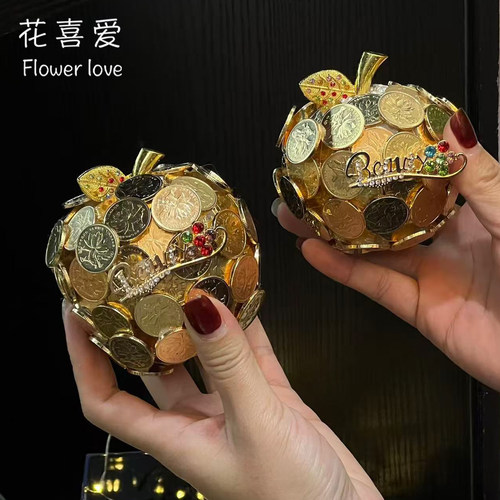 圣诞节苹果装饰金币苹果