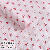 Flower Love thickened bow, pear paper rose, pear paper fresh flower wrapping paper, diy flower art gift bag thumbnail 3