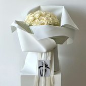 饰材料 泡泡棉造型纸鲜花束包花纸diy蝴蝶结装 花喜爱 白色浪漫