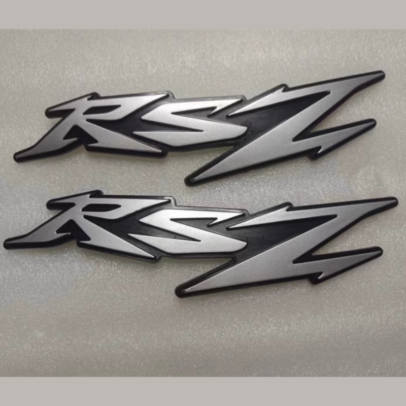 飞鹰YAMAHA摩托车配件 FY100T-8B RSZ鬼火FY50QT-8侧盖贴字立体标