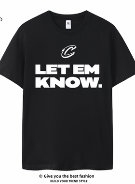 2024骑士队季后赛篮球短袖T恤男士米切尔贾勒特阿伦运动大码潮流