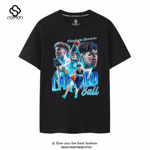 鲍尔球星短袖T恤纯棉大码潮流