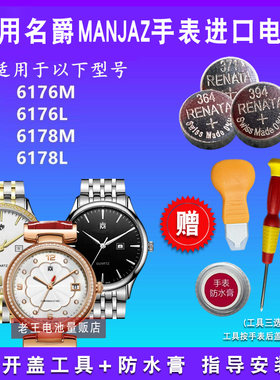 适用于MANJAZ名爵手表电池