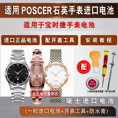 适用宝时捷POSCER保时捷手表电池