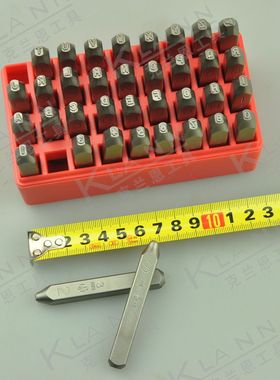 美国腾迈TEMO套装点状钢字（号）码 英文数字36件TMSM30-03036C