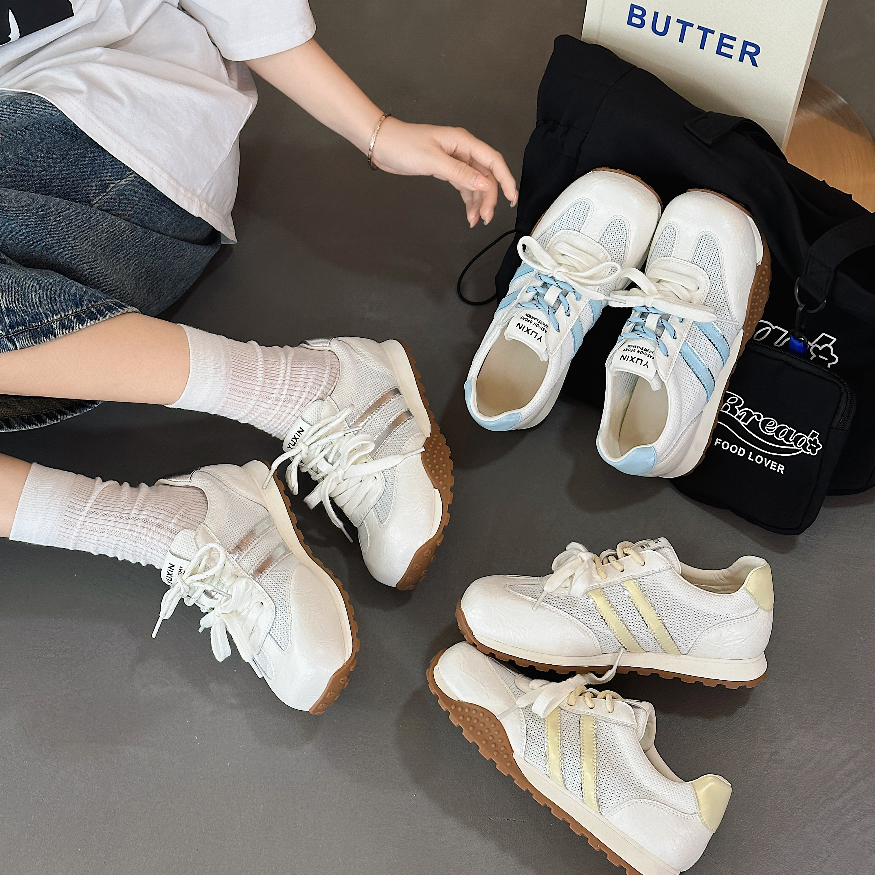 时尚德训鞋女2025春夏季新款