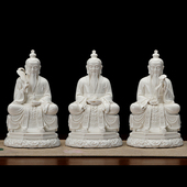 精致三清教主太上老君道德天尊元 始陶瓷木雕树脂工艺家居摆件定制