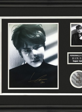收藏 曺圭贤 Super Junior 亲笔签名 照片裱框 含SA证书 Timeless