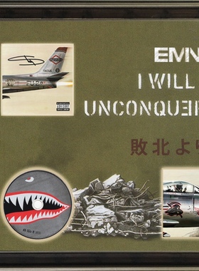 Slim Shady埃米纳姆Eminem 亲笔签名歌词本裱框Kamikaze 含SA证书