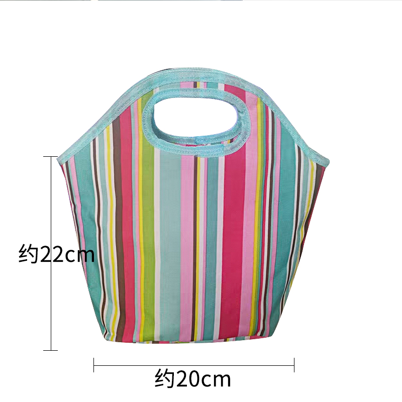 上班族杂物小拎包通勤帆布大容量饭袋便当包日系学生手提袋餐盒袋