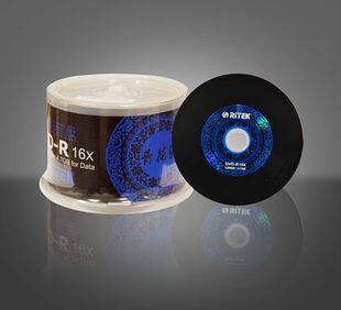 铼德青花瓷黑胶影音dvd-r刻录盘dvd空白光盘4.7g光碟片刻