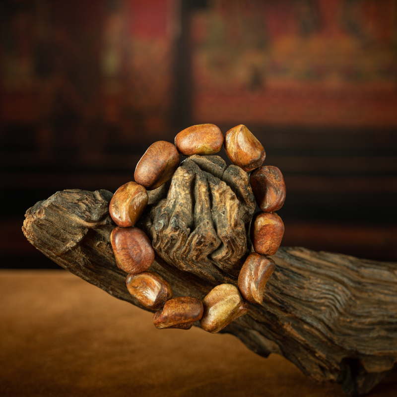 【秒杀】朱砂供藏传文玩手串原生态老料随型颗粒手串手链杂项收藏