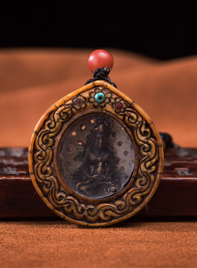 多宝藏传密宗长寿佛迷你嘎乌盒