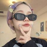 Ретро пляжные солнцезащитные очки, 2022, кошачий глаз, популярно в интернете