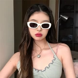 Ретро пляжные солнцезащитные очки, 2022, кошачий глаз, популярно в интернете