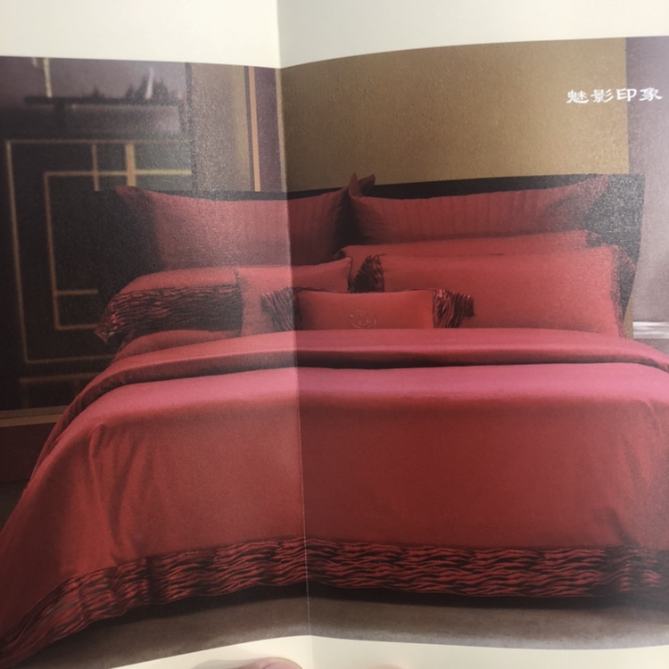 家纺 魅影印象 八件套 红色