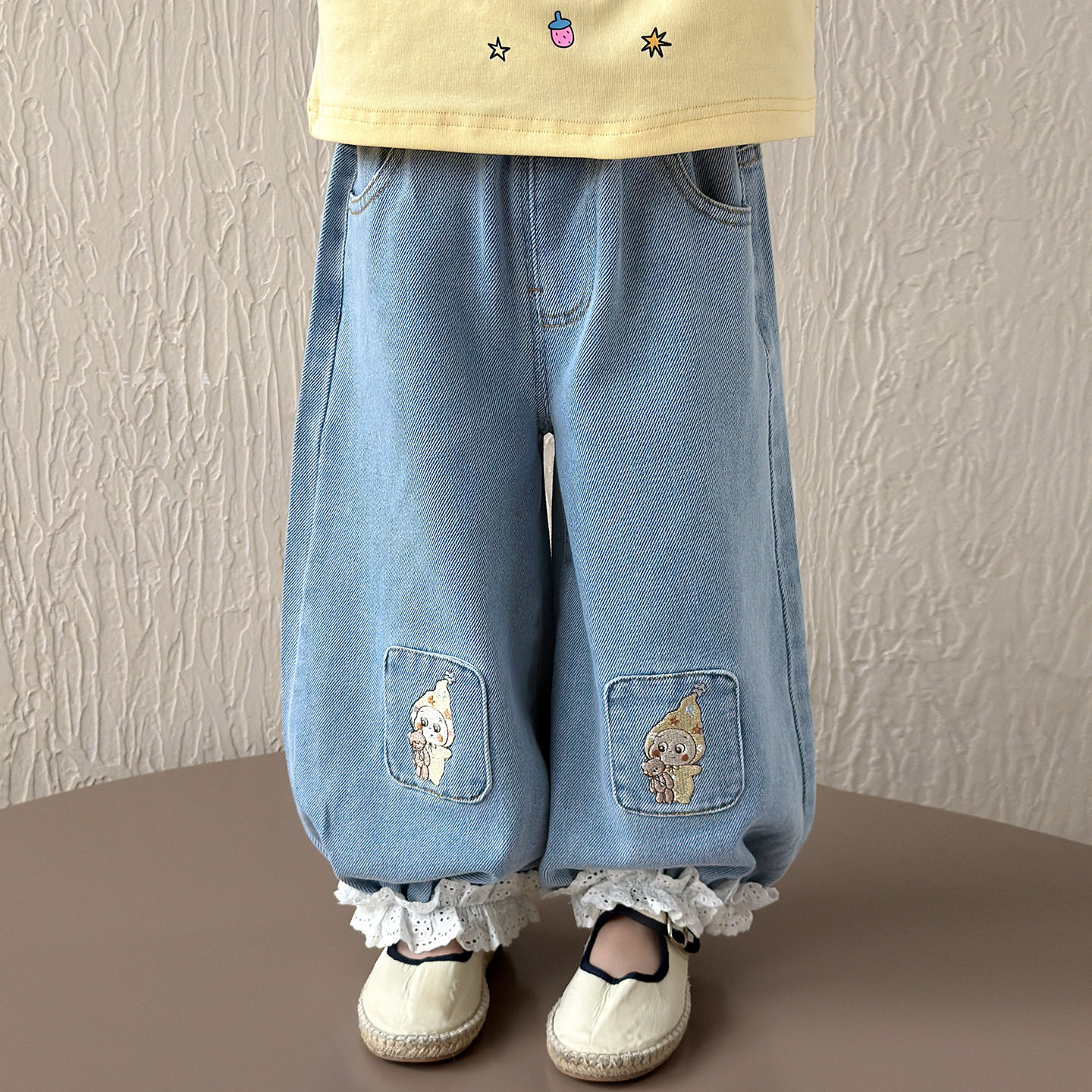 女童牛仔裤春秋款2026新款小女孩宝宝长裤春季洋气儿童装春装裤子,童装/婴儿装/亲子装,儿童牛仔裤,淘宝优惠券,粉丝福利购,淘宝优惠卷