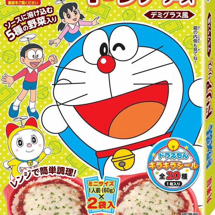 包邮日本进口丸美屋哆啦A梦联名咖喱猪肉amp蔬菜咖喱酱咖喱饭甘口