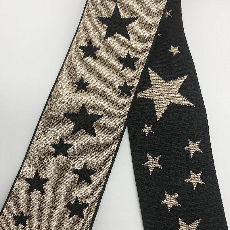 新金银丝提花弹力宽松紧带裤子封腰带宽橡皮筋扁松紧辅料橡筋裤腰,纺织面料/辅料/配套,服装松紧带,淘宝优惠券,粉丝福利购,淘宝优惠卷