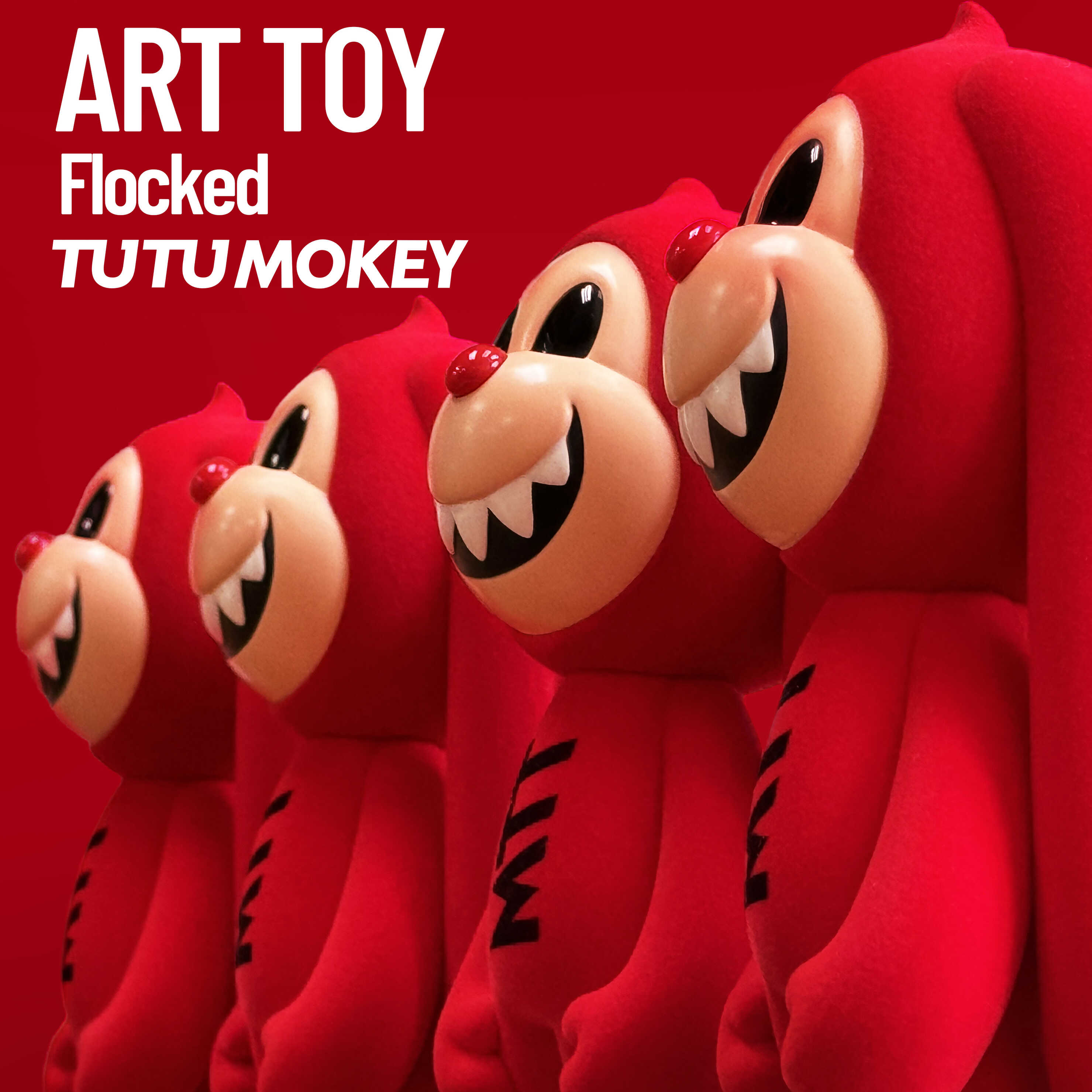 植绒款经典红圣诞节礼物雕塑潮玩