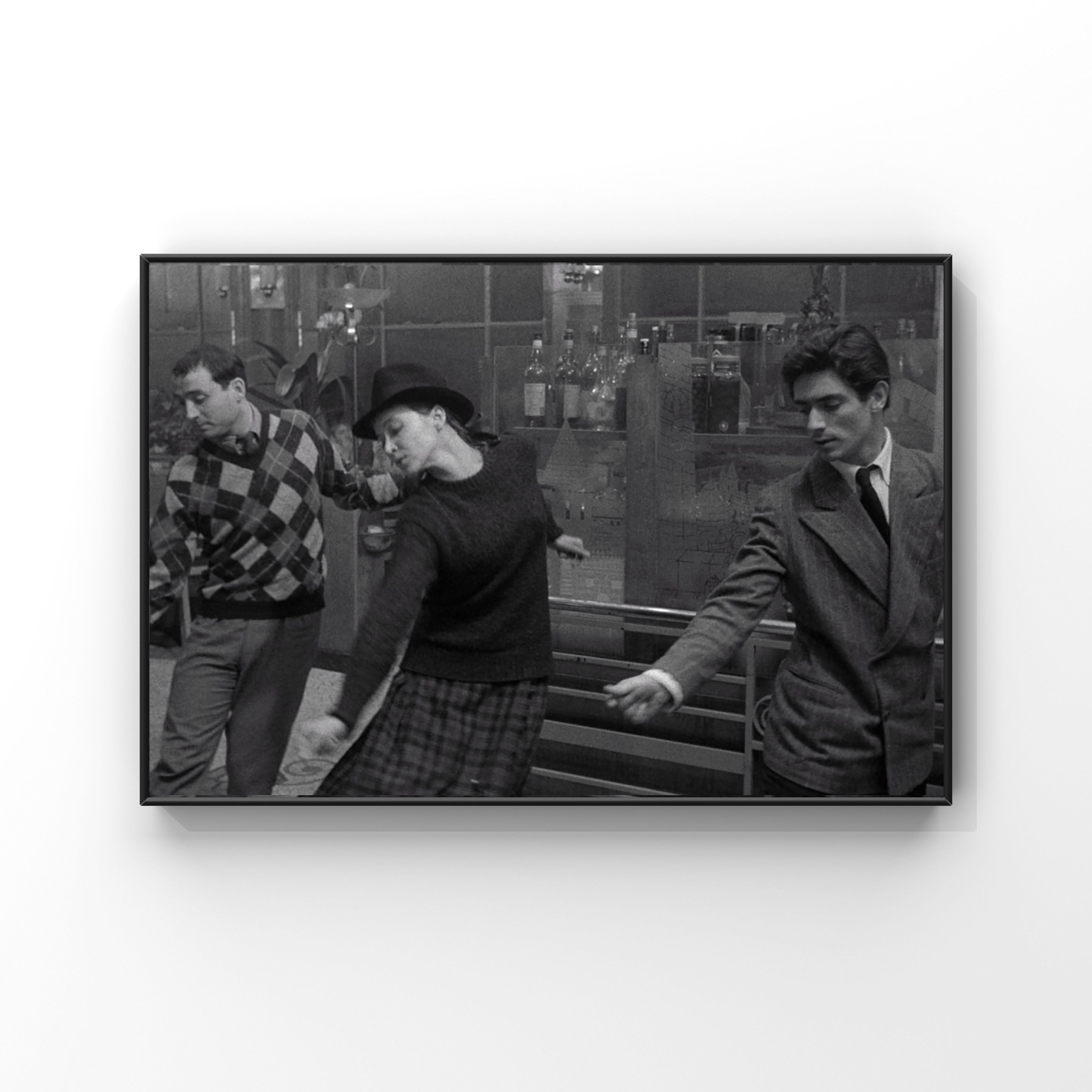 法外之徒一帧戈达尔电影海报装饰画 房间装饰墙贴法国新浪潮