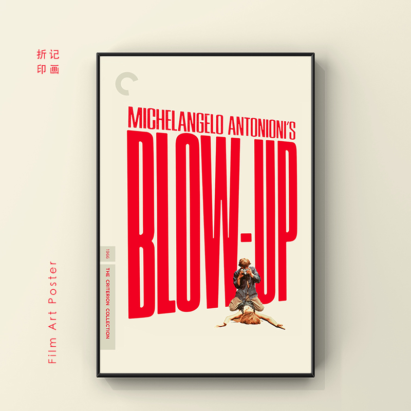 放大 blow-up米开朗基罗·安东尼奥尼电影海报经典卧室客厅装饰画