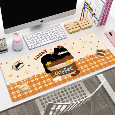 美拉德小黑猫鼠标垫大号