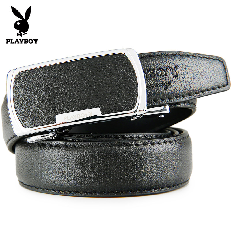 花花公子皮带女士真皮自动扣商务休闲西装裤腰带女职业工作装裤带