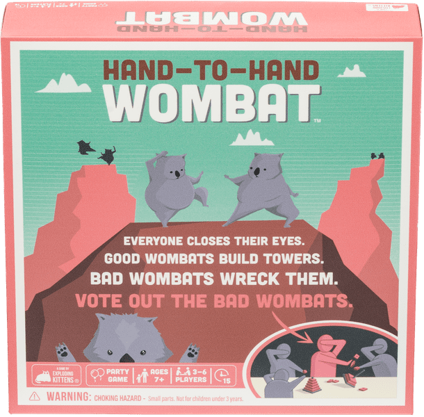 【大公鸡桌游】Hand-To-Hand Wombat无敌聚会摸手小游戏英文现货