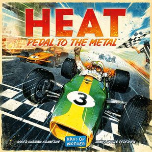 【大公鸡桌游】Heat: Pedal to the Metal 英文版基础&扩展全新