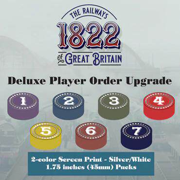 【大公鸡桌游】1822 Deluxe Player Order Upgrade 英文正品