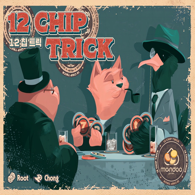 【大公鸡桌游】12 Chip Trick 英文正品