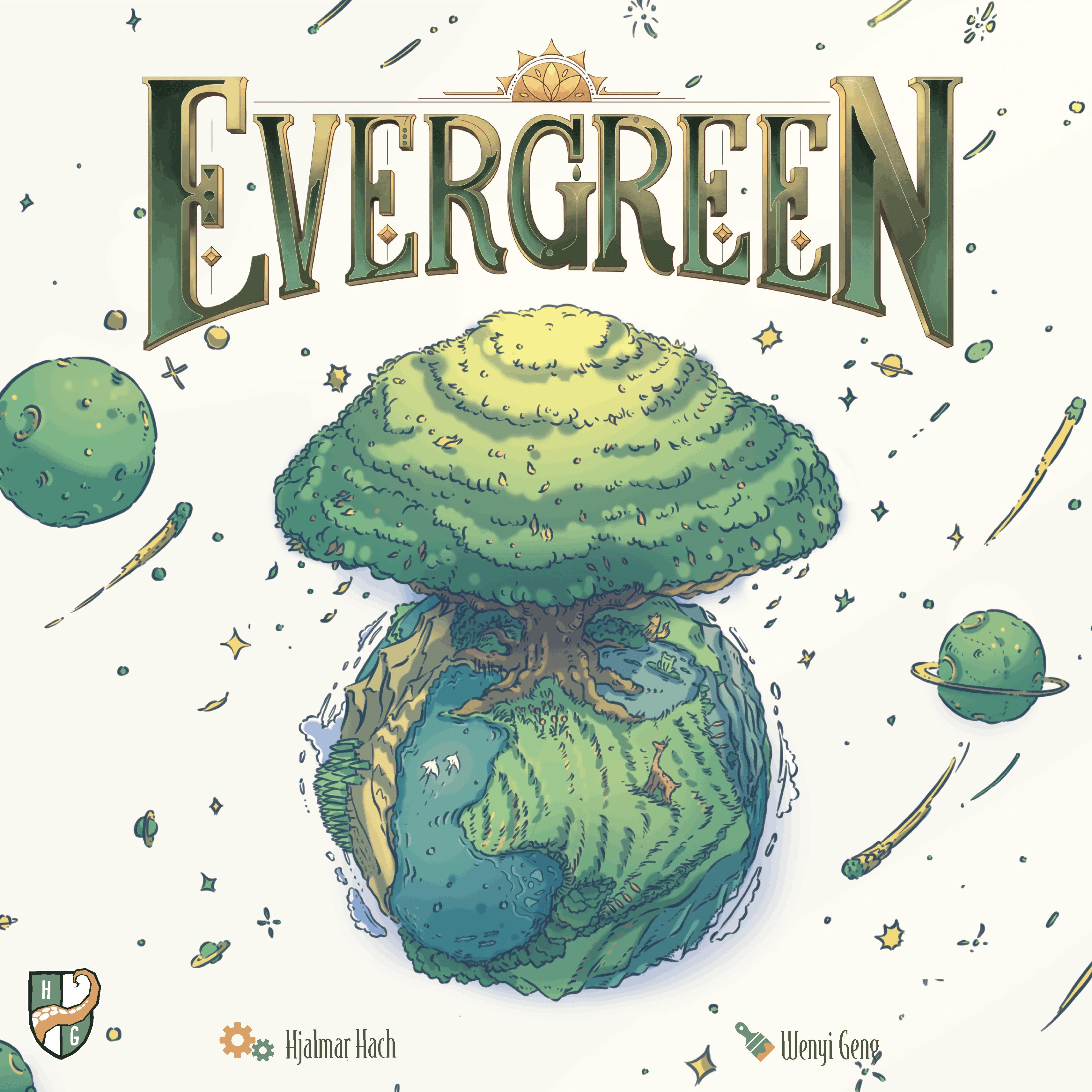 【大公鸡桌游】苍翠之星Evergreen英文桌游